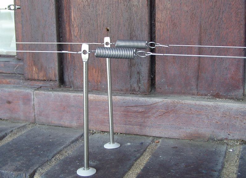 Spring wire bird deterrent